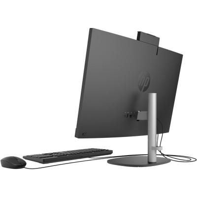 Комп'ютер персональний моноблок HP 240-G10 23.8" FHD IPS AG, Intel i3-N300, 8GB, F512GB, UMA, WiFi, кл+м, 3р, Win11P, чорний (88