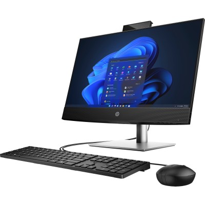 Комп'ютер персональний моноблок HP ProOne 440-G9 23.8" FHD IPS AG, Intel i5-14500T, 16GB, F512GB, UMA, WiFi, кл+м, DOS, чорний (
