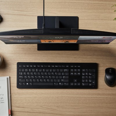 Комп'ютер персональний моноблок HP ProOne 440-G9 23.8" FHD IPS AG, Intel i5-14500T, 16GB, F512GB, UMA, WiFi, кл+м, DOS, чорний (