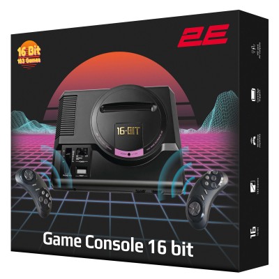 Консоль 2Е 16bit HDMI (2 бездротових геймпада, 183 гри) Консоль 2Е 16bit HDMI (2 бездротових геймпада, 183 гри)
