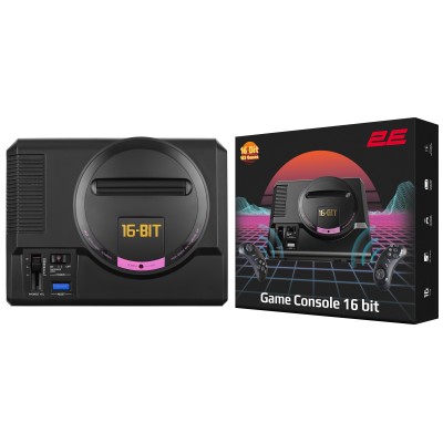 Консоль 2Е 16bit HDMI (2 бездротових геймпада, 183 гри) Консоль 2Е 16bit HDMI (2 бездротових геймпада, 183 гри)