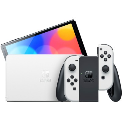 Консоль Nintendo Switch OLED with White Joy-Con Консоль Nintendo Switch OLED with White Joy-Con