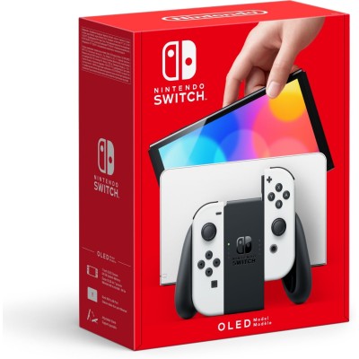Консоль Nintendo Switch OLED with White Joy-Con Консоль Nintendo Switch OLED with White Joy-Con