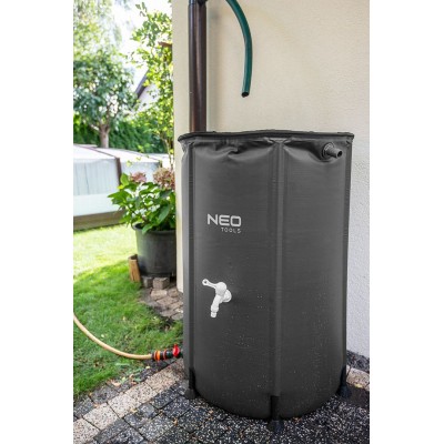 Контейнер для води Neo Tools, складаний, 250л, ПВХ, стійкість до УФ, 3/4", 60х88см Контейнер для води Neo Tools, складаний, 250л, ПВХ, стійкість до УФ, 3/4", 60х88см