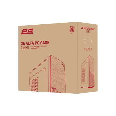 Корпус 2E Alfa G650 без БЖ 2xUSB3.0, 1xUSB2.0, 1x120мм, VGA 280мм, LCS ready, ATX, чорний (2E-G650) Корпус 2E Alfa G650 без БЖ 2xUSB3.0, 1xUSB2.0, 1x120мм, VGA 280мм, LCS ready, ATX, чорний (2E-G650)