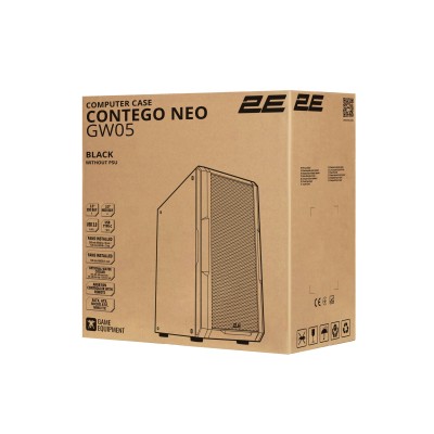 Корпус 2E GAMING Contego Neo GW05 без БЖ 2xUSB3.0, 1xUSBType-C, 2x200мм, ARGB, 3x120мм ARGB, VGA 380мм, LCS ready, контролер з п Корпус 2E GAMING Contego Neo GW05 без БЖ 2xUSB3.0, 1xUSBType-C, 2x200мм, ARGB, 3x120мм ARGB, VGA 380мм, LCS ready, контролер з п