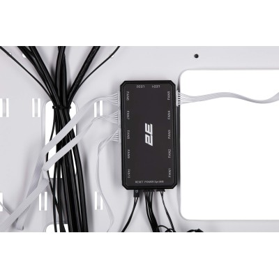 Корпус 2E GAMING Vertex GI01W без БЖ 2xUSB3.0, 1xUSBType-C, 3x140мм ARGB, 1x120мм ARGB, VGA 380мм, LCS ready, контролер з пульто Корпус 2E GAMING Vertex GI01W без БЖ 2xUSB3.0, 1xUSBType-C, 3x140мм ARGB, 1x120мм ARGB, VGA 380мм, LCS ready, контролер з пульто