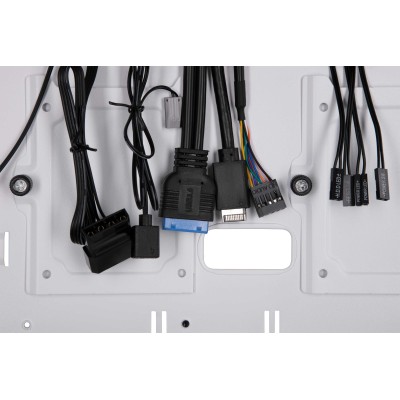 Корпус 2E GAMING Vertex GI01W без БЖ 2xUSB3.0, 1xUSBType-C, 3x140мм ARGB, 1x120мм ARGB, VGA 380мм, LCS ready, контролер з пульто Корпус 2E GAMING Vertex GI01W без БЖ 2xUSB3.0, 1xUSBType-C, 3x140мм ARGB, 1x120мм ARGB, VGA 380мм, LCS ready, контролер з пульто