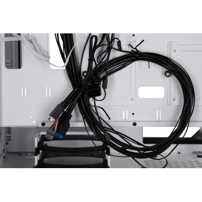 Корпус 2E GAMING Vertex GI01W без БЖ 2xUSB3.0, 1xUSBType-C, 3x140мм ARGB, 1x120мм ARGB, VGA 380мм, LCS ready, контролер з пульто Корпус 2E GAMING Vertex GI01W без БЖ 2xUSB3.0, 1xUSBType-C, 3x140мм ARGB, 1x120мм ARGB, VGA 380мм, LCS ready, контролер з пульто