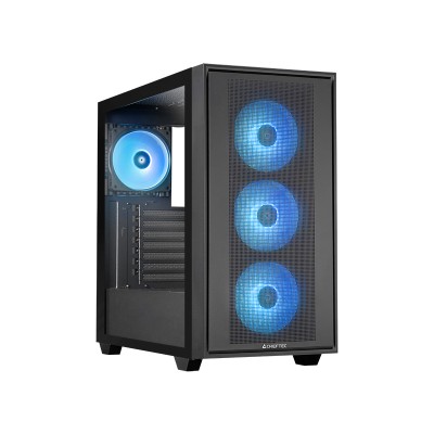Корпус CHIEFTEC Gaming Hunter 3, без БЖ, 2xUSB3.0, 1xUSB3.2 Gen2 Type-C, 4x120мм ARGB, VGA 425мм, LCS ready, TG Side panel, EATX Корпус CHIEFTEC Gaming Hunter 3, без БЖ, 2xUSB3.0, 1xUSB3.2 Gen2 Type-C, 4x120мм ARGB, VGA 425мм, LCS ready, TG Side panel, EATX