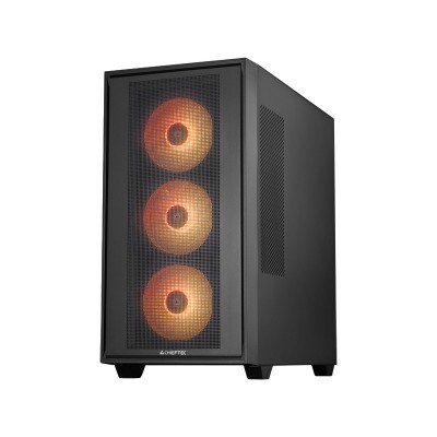 Корпус CHIEFTEC Gaming Hunter 3, без БЖ, 2xUSB3.0, 1xUSB3.2 Gen2 Type-C, 4x120мм ARGB, VGA 425мм, LCS ready, TG Side panel, EATX Корпус CHIEFTEC Gaming Hunter 3, без БЖ, 2xUSB3.0, 1xUSB3.2 Gen2 Type-C, 4x120мм ARGB, VGA 425мм, LCS ready, TG Side panel, EATX