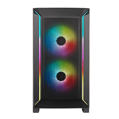 Корпус SilverStone Fara FA312Z-BG без БЖ, 2xUSB3.0, 2x140мм, ARGB VGA 365мм, LCS ready, TG Side Panel, mATX, чорний (SST-FA312Z- Корпус SilverStone Fara FA312Z-BG без БЖ, 2xUSB3.0, 2x140мм, ARGB VGA 365мм, LCS ready, TG Side Panel, mATX, чорний (SST-FA312Z-