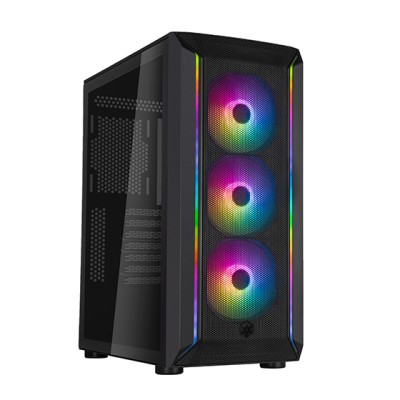 Корпус SilverStone Fara FA511Z-BG без БЖ, 2xUSB3.0, 3x120мм, ARGB VGA 360мм, LCS ready, TG Side Panel, ATX, чорний (SST-FA511Z-B Корпус SilverStone Fara FA511Z-BG без БЖ, 2xUSB3.0, 3x120мм, ARGB VGA 360мм, LCS ready, TG Side Panel, ATX, чорний (SST-FA511Z-B