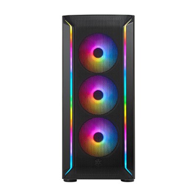 Корпус SilverStone Fara FA511Z-BG без БЖ, 2xUSB3.0, 3x120мм, ARGB VGA 360мм, LCS ready, TG Side Panel, ATX, чорний (SST-FA511Z-B Корпус SilverStone Fara FA511Z-BG без БЖ, 2xUSB3.0, 3x120мм, ARGB VGA 360мм, LCS ready, TG Side Panel, ATX, чорний (SST-FA511Z-B