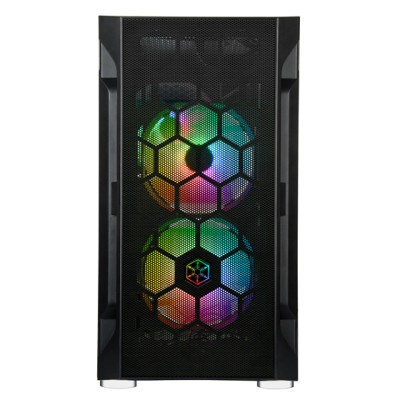 Корпус SilverStone Fara FAH1MB-PRO без БЖ, 1xUSB3.0, 2xUSB2.0, 3x120мм, ARGB VGA 320мм, LCS ready, TG Side Panel, mATX, чорний ( Корпус SilverStone Fara FAH1MB-PRO без БЖ, 1xUSB3.0, 2xUSB2.0, 3x120мм, ARGB VGA 320мм, LCS ready, TG Side Panel, mATX, чорний (