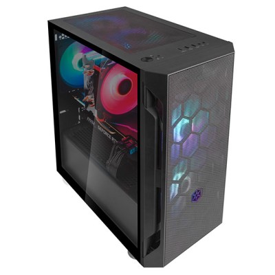 Корпус SilverStone Fara FAH1MB-PRO без БЖ, 1xUSB3.0, 2xUSB2.0, 3x120мм, ARGB VGA 320мм, LCS ready, TG Side Panel, mATX, чорний ( Корпус SilverStone Fara FAH1MB-PRO без БЖ, 1xUSB3.0, 2xUSB2.0, 3x120мм, ARGB VGA 320мм, LCS ready, TG Side Panel, mATX, чорний (