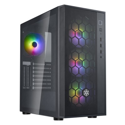 Корпус SilverStone Fara FAR1B-PRO-V2 без БЖ, 2xUSB3.0, 1xUSB2.0, 4x120мм, ARGB VGA 340мм, LCS ready, TG Side Panel, ATX, чорний Корпус SilverStone Fara FAR1B-PRO-V2 без БЖ, 2xUSB3.0, 1xUSB2.0, 4x120мм, ARGB VGA 340мм, LCS ready, TG Side Panel, ATX, чорний