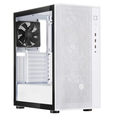 Корпус SilverStone Fara FAR1W-G-V2 без БЖ, 2xUSB3.0, 1xUSB2.0, 1x120мм, VGA 340мм, LCS ready, TG Side Panel, ATX, білий (SST-FAR Корпус SilverStone Fara FAR1W-G-V2 без БЖ, 2xUSB3.0, 1xUSB2.0, 1x120мм, VGA 340мм, LCS ready, TG Side Panel, ATX, білий (SST-FAR