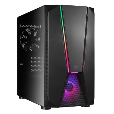 Корпус SilverStone Fara FAV1MB-PRO без БЖ, 2xUSB3.0, 2xUSB2.0, 1x120мм, ARGB VGA 379мм, LCS ready, TG Side Panel, mATX, чорний ( Корпус SilverStone Fara FAV1MB-PRO без БЖ, 2xUSB3.0, 2xUSB2.0, 1x120мм, ARGB VGA 379мм, LCS ready, TG Side Panel, mATX, чорний (