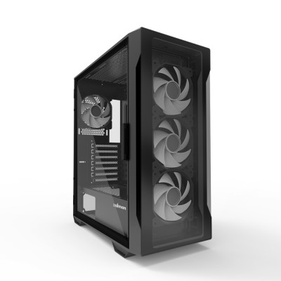 Корпус Zalman I3 Neo TG без БЖ, 1xUSB3.0, 2xUSB2.0, 4x120мм ARGB, VGA 355мм, LCS ready, TG Side/Front Panel, ATX, чорний (I3NEOT Корпус Zalman I3 Neo TG без БЖ, 1xUSB3.0, 2xUSB2.0, 4x120мм ARGB, VGA 355мм, LCS ready, TG Side/Front Panel, ATX, чорний (I3NEOT
