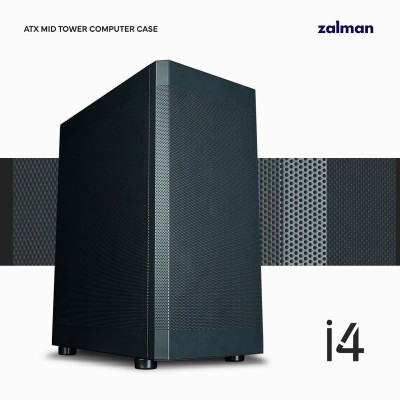Корпус Zalman I4 без БЖ, 2xUSB3.0, 1xUSB2.0, 6x120мм, VGA 320мм, LCS ready, Mesh Side/Front Panel, ATX, чорний (I4BLACK) Корпус Zalman I4 без БЖ, 2xUSB3.0, 1xUSB2.0, 6x120мм, VGA 320мм, LCS ready, Mesh Side/Front Panel, ATX, чорний (I4BLACK)