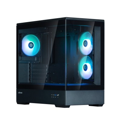 Корпус Zalman P30 Black V2, без БЖ, 1xUSB3.0, 1хUSB Type-C, 3x120мм ARGB, TG Front/Side Panel, mATX, чорний (P30BLACKV2) Корпус Zalman P30 Black V2, без БЖ, 1xUSB3.0, 1хUSB Type-C, 3x120мм ARGB, TG Front/Side Panel, mATX, чорний (P30BLACKV2)