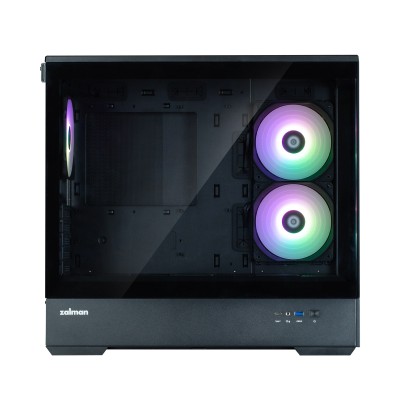 Корпус Zalman P30 Black V2, без БЖ, 1xUSB3.0, 1хUSB Type-C, 3x120мм ARGB, TG Front/Side Panel, mATX, чорний (P30BLACKV2) Корпус Zalman P30 Black V2, без БЖ, 1xUSB3.0, 1хUSB Type-C, 3x120мм ARGB, TG Front/Side Panel, mATX, чорний (P30BLACKV2)