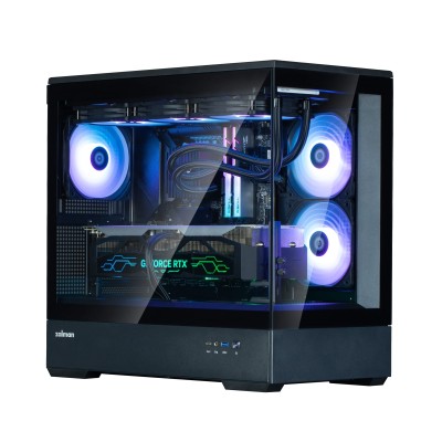 Корпус Zalman P30 Black V2, без БЖ, 1xUSB3.0, 1хUSB Type-C, 3x120мм ARGB, TG Front/Side Panel, mATX, чорний (P30BLACKV2) Корпус Zalman P30 Black V2, без БЖ, 1xUSB3.0, 1хUSB Type-C, 3x120мм ARGB, TG Front/Side Panel, mATX, чорний (P30BLACKV2)