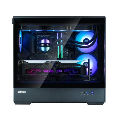 Корпус Zalman P30 Black V2, без БЖ, 1xUSB3.0, 1хUSB Type-C, 3x120мм ARGB, TG Front/Side Panel, mATX, чорний (P30BLACKV2) Корпус Zalman P30 Black V2, без БЖ, 1xUSB3.0, 1хUSB Type-C, 3x120мм ARGB, TG Front/Side Panel, mATX, чорний (P30BLACKV2)