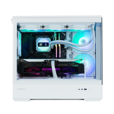Корпус Zalman P30 White V2, без БЖ, 1xUSB3.0, 1хUSB Type-C, 3x120мм ARGB, TG Front/Side Panel, mATX, білий (P30WHITEV2) Корпус Zalman P30 White V2, без БЖ, 1xUSB3.0, 1хUSB Type-C, 3x120мм ARGB, TG Front/Side Panel, mATX, білий (P30WHITEV2)