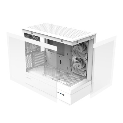 Корпус Zalman P30 White V2, без БЖ, 1xUSB3.0, 1хUSB Type-C, 3x120мм ARGB, TG Front/Side Panel, mATX, білий (P30WHITEV2) Корпус Zalman P30 White V2, без БЖ, 1xUSB3.0, 1хUSB Type-C, 3x120мм ARGB, TG Front/Side Panel, mATX, білий (P30WHITEV2)