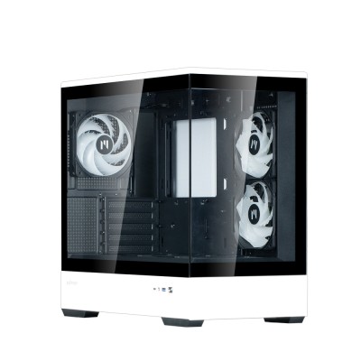 Корпус Zalman P30 без БЖ, 1xUSB3.0, 1xUSBType-C, 3x120мм ARGB, VGA 420мм, LCS ready, TG Side Panel, mATX, чорний/білий (P30BW) Корпус Zalman P30 без БЖ, 1xUSB3.0, 1xUSBType-C, 3x120мм ARGB, VGA 420мм, LCS ready, TG Side Panel, mATX, чорний/білий (P30BW)