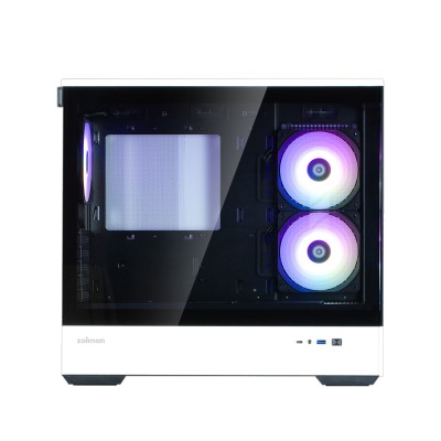 Корпус Zalman P30 без БЖ, 1xUSB3.0, 1xUSBType-C, 3x120мм ARGB, VGA 420мм, LCS ready, TG Side Panel, mATX, чорний/білий (P30BW) Корпус Zalman P30 без БЖ, 1xUSB3.0, 1xUSBType-C, 3x120мм ARGB, VGA 420мм, LCS ready, TG Side Panel, mATX, чорний/білий (P30BW)