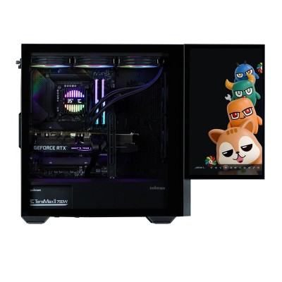 Корпус Zalman Z10 DS, без БЖ, 2xUSB3.0, 1хUSB Type-C, 2х120мм, 1x120мм ARGB, TG Side Panel, ATX, Monitor, чорний (Z10DSBLACK) Корпус Zalman Z10 DS, без БЖ, 2xUSB3.0, 1хUSB Type-C, 2х120мм, 1x120мм ARGB, TG Side Panel, ATX, Monitor, чорний (Z10DSBLACK)