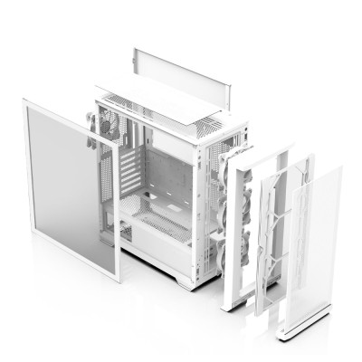 Корпус Zalman Z10 Duo без БЖ, 2xUSB3.0, 1xUSB Type-C, 3x140мм ARGB, 1x120мм ARGB, VGA 395мм, LCS ready, TG Side Panel, EATX, біл Корпус Zalman Z10 Duo без БЖ, 2xUSB3.0, 1xUSB Type-C, 3x140мм ARGB, 1x120мм ARGB, VGA 395мм, LCS ready, TG Side Panel, EATX, біл