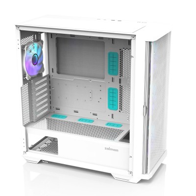 Корпус Zalman Z10 Duo без БЖ, 2xUSB3.0, 1xUSB Type-C, 3x140мм ARGB, 1x120мм ARGB, VGA 395мм, LCS ready, TG Side Panel, EATX, біл Корпус Zalman Z10 Duo без БЖ, 2xUSB3.0, 1xUSB Type-C, 3x140мм ARGB, 1x120мм ARGB, VGA 395мм, LCS ready, TG Side Panel, EATX, біл