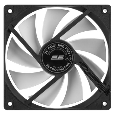 Корпусний вентилятор 2E F120-SN, 120мм, 500-1500rpm, 4pin 24dBa, чорний Корпусний вентилятор 2E F120-SN, 120мм, 500-1500rpm, 4pin 24dBa, чорний
