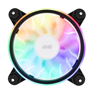 Корпусний вентилятор 2E GAMING Air Cool ACF1206-ARGB, 120мм, 1200rpm, 6pin, 25dBa, чорний Корпусний вентилятор 2E GAMING Air Cool ACF1206-ARGB, 120мм, 1200rpm, 6pin, 25dBa, чорний