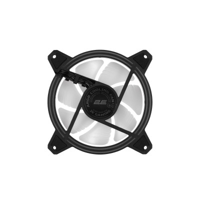 Корпусний вентилятор 2E GAMING Air Cool Infinity M ACF120IMW-ARGB, 120мм, 1200rpm, 3pin, 3pin +5VARGB, 22dBa, чорний Корпусний вентилятор 2E GAMING Air Cool Infinity M ACF120IMW-ARGB, 120мм, 1200rpm, 3pin, 3pin +5VARGB, 22dBa, чорний