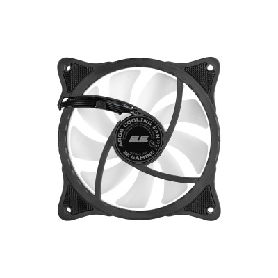 Корпусний вентилятор 2E GAMING F120OI-ARGB, 120мм, 1200rpm, 3pin, 3pin +5VARGB, 25.3dBa, чорний Корпусний вентилятор 2E GAMING F120OI-ARGB, 120мм, 1200rpm, 3pin, 3pin +5VARGB, 25.3dBa, чорний
