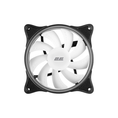 Корпусний вентилятор 2E GAMING F120OI-ARGB, 120мм, 1200rpm, 3pin, 3pin +5VARGB, 25.3dBa, чорний Корпусний вентилятор 2E GAMING F120OI-ARGB, 120мм, 1200rpm, 3pin, 3pin +5VARGB, 25.3dBa, чорний