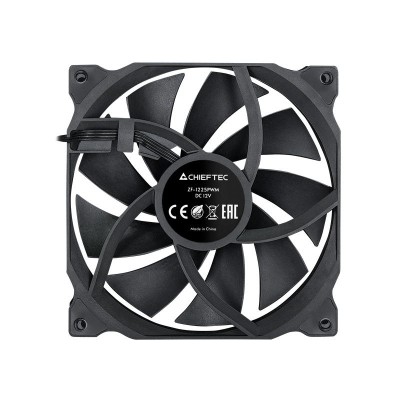 Корпусний вентилятор CHIEFTEC ZF-1225PWM, 120мм, 1600rpm, HDB, 4pin PWM, 25.5dBa, чорний Корпусний вентилятор CHIEFTEC ZF-1225PWM, 120мм, 1600rpm, HDB, 4pin PWM, 25.5dBa, чорний