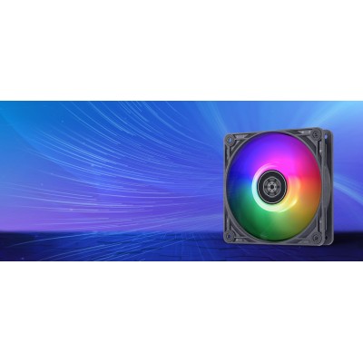 Корпусний вентилятор SilverStone Vista VS120B-ARGB, 120мм, 2000rpm, 4pin PWM, 3pin +5VARGB, 30.6dBa, чорний Корпусний вентилятор SilverStone Vista VS120B-ARGB, 120мм, 2000rpm, 4pin PWM, 3pin +5VARGB, 30.6dBa, чорний