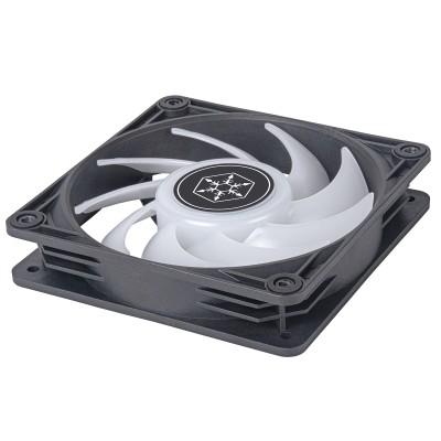 Корпусний вентилятор SilverStone Vista VS120B-ARGB, 120мм, 2000rpm, 4pin PWM, 3pin +5VARGB, 30.6dBa, чорний Корпусний вентилятор SilverStone Vista VS120B-ARGB, 120мм, 2000rpm, 4pin PWM, 3pin +5VARGB, 30.6dBa, чорний