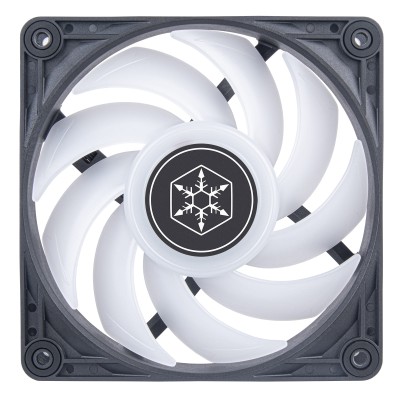 Корпусний вентилятор SilverStone Vista VS120B-ARGB, 120мм, 2000rpm, 4pin PWM, 3pin +5VARGB, 30.6dBa, чорний Корпусний вентилятор SilverStone Vista VS120B-ARGB, 120мм, 2000rpm, 4pin PWM, 3pin +5VARGB, 30.6dBa, чорний