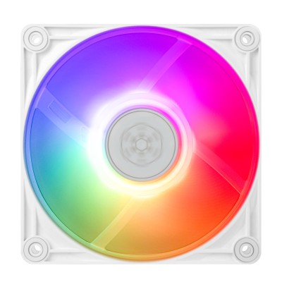 Корпусний вентилятор SilverStone Vista VS120W-ARGB, 120мм, 2000rpm, 4pin PWM, 3pin +5VARGB, 30.6dBa, білий Корпусний вентилятор SilverStone Vista VS120W-ARGB, 120мм, 2000rpm, 4pin PWM, 3pin +5VARGB, 30.6dBa, білий