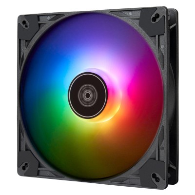 Корпусний вентилятор SilverStone Vista VS140B ARGB, 140мм, 1600rpm, 4pin PWM, 3pin +5VARGB, 30.8dBa, чорний Корпусний вентилятор SilverStone Vista VS140B ARGB, 140мм, 1600rpm, 4pin PWM, 3pin +5VARGB, 30.8dBa, чорний