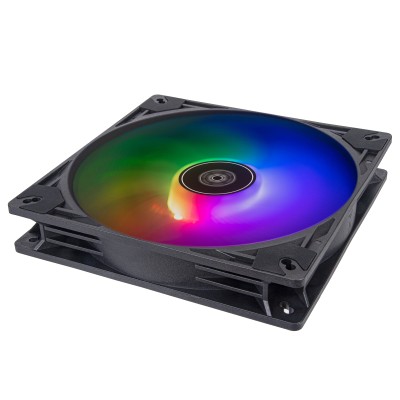 Корпусний вентилятор SilverStone Vista VS140B ARGB, 140мм, 1600rpm, 4pin PWM, 3pin +5VARGB, 30.8dBa, чорний Корпусний вентилятор SilverStone Vista VS140B ARGB, 140мм, 1600rpm, 4pin PWM, 3pin +5VARGB, 30.8dBa, чорний