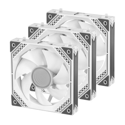 Корпусні вентилятори 2E GAMING Air Cool Magic Mirror ACF120MW-ARGB, 3x120мм, 2000rpm, 4pin PWM +5VARGB, 20.5dBa, білий Корпусні вентилятори 2E GAMING Air Cool Magic Mirror ACF120MW-ARGB, 3x120мм, 2000rpm, 4pin PWM +5VARGB, 20.5dBa, білий