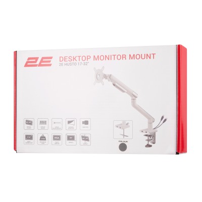 Кріплення монітора 2E Husto настільне USB 3.0 хаб (2EDGEIFUSB) Кріплення монітора 2E Husto настільне USB 3.0 хаб (2EDGEIFUSB)